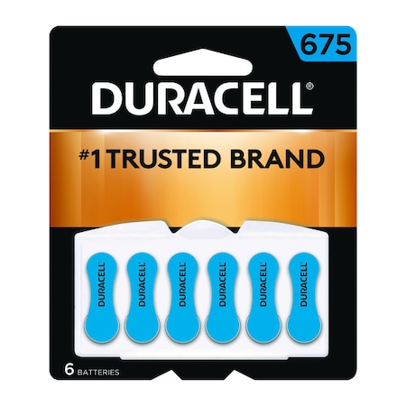 Duracell BATTRY HEARAID 675 6PK DA675B6